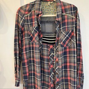 Free People Button Up Shirt